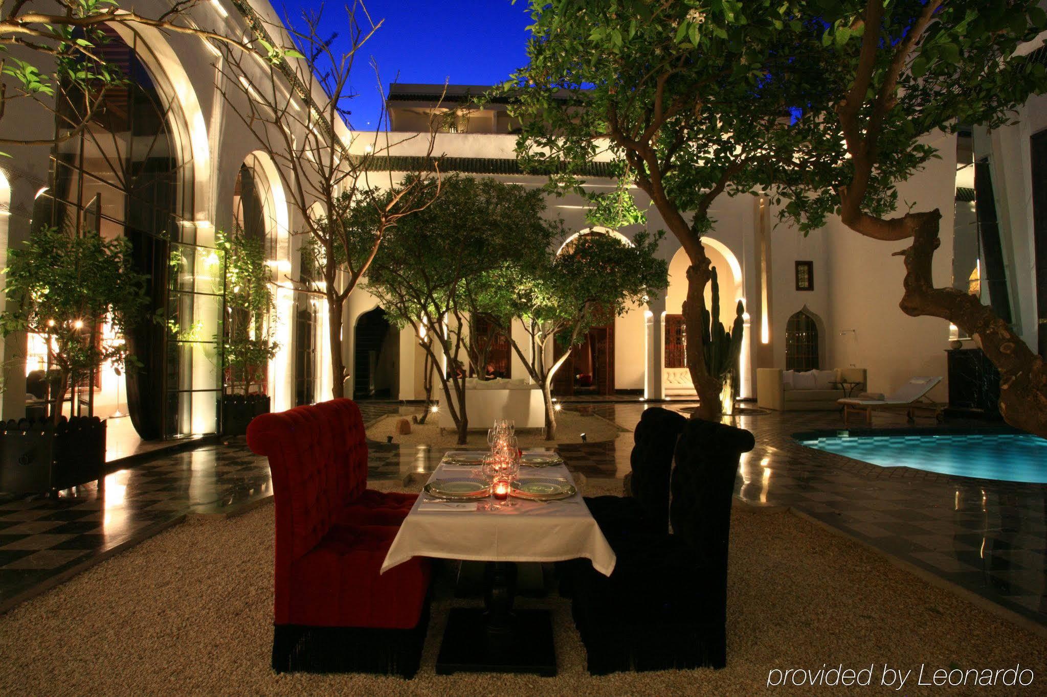 Riad Lotus Privilege 马拉喀什 餐厅 照片